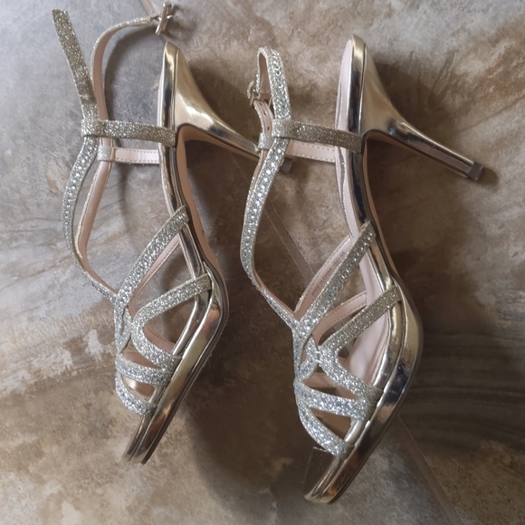 Nina Sparkly Evening High Heel Shoes - Picture 5 of 9